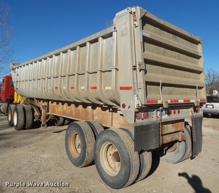image for item DZ9134 1991 Fuehauf DA527 end dump trailer