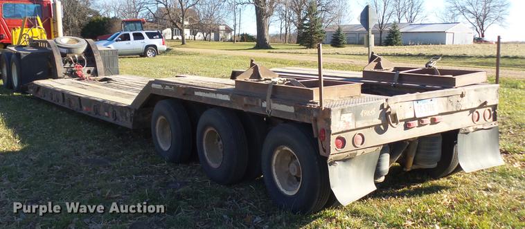 image for item DZ9140 1980 Perfect Tow lowboy equipment trailer