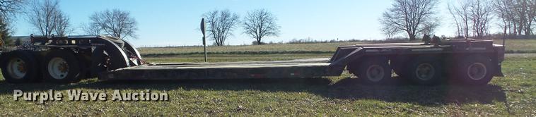 image for item DZ9140 1980 Perfect Tow lowboy equipment trailer