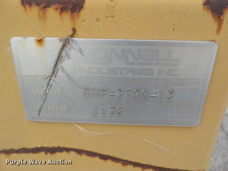 image for item DZ9147 Bonnell BHP-3600-12 Push N Plow