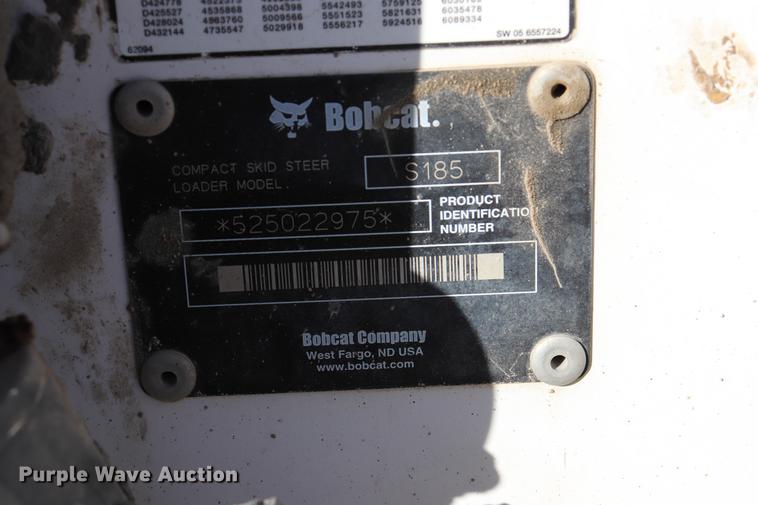 image for item EC9303 2005 Bobcat S185 skid steer