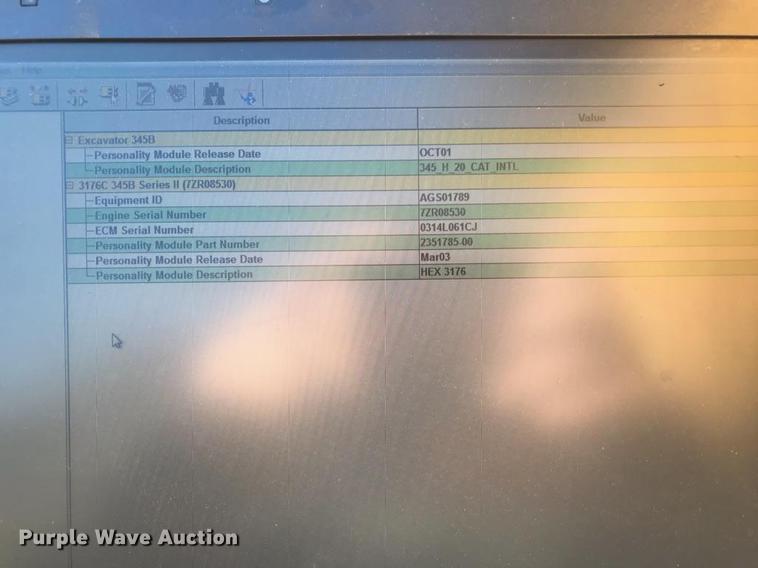 image for item EC9304 2003 Caterpillar 345B L Series II excavator