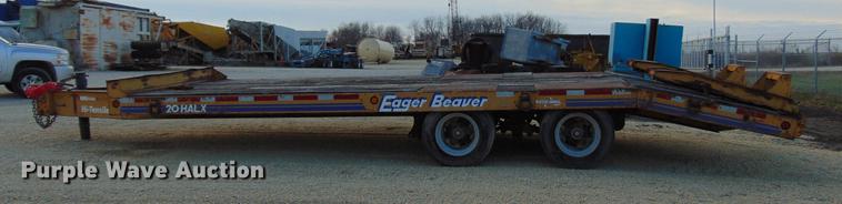 image for item EE9298 1994 Eager Beaver 20HALX equipment trailer