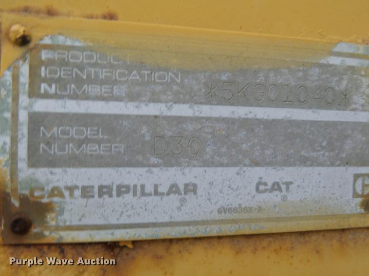 image for item EE9299 1989 Caterpillar D3C dozer