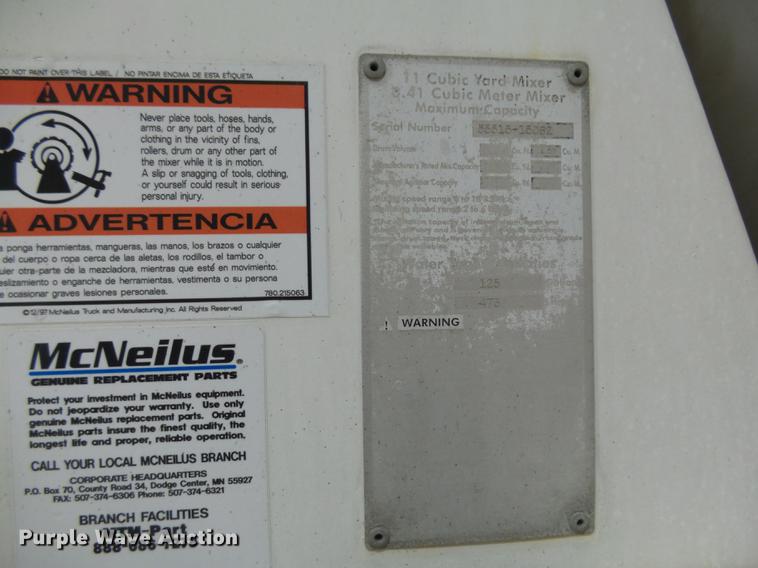 image for item EE9301 2000 Kenworth W900 ready mix truck