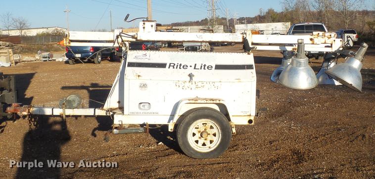 image for item G1980 Coleman Engineering MH4000RL light plant