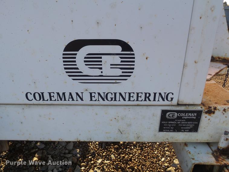 image for item G1980 Coleman Engineering MH4000RL light plant