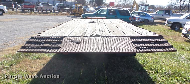 image for item J8555 1978 Luttig tilt deck equipment trailer
