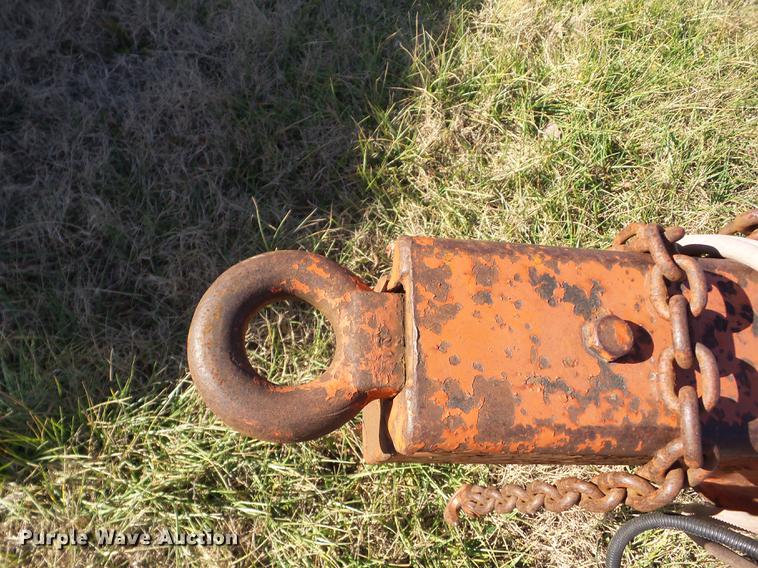 image for item J8555 1978 Luttig tilt deck equipment trailer