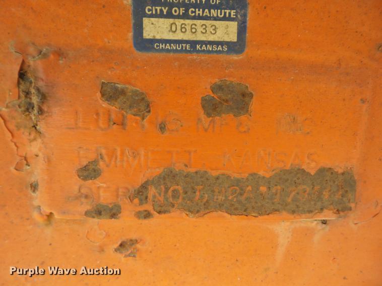 image for item J8555 1978 Luttig tilt deck equipment trailer