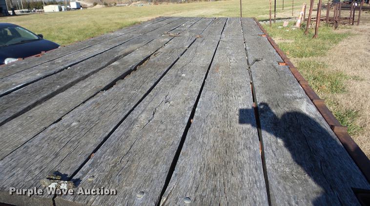 image for item J8555 1978 Luttig tilt deck equipment trailer