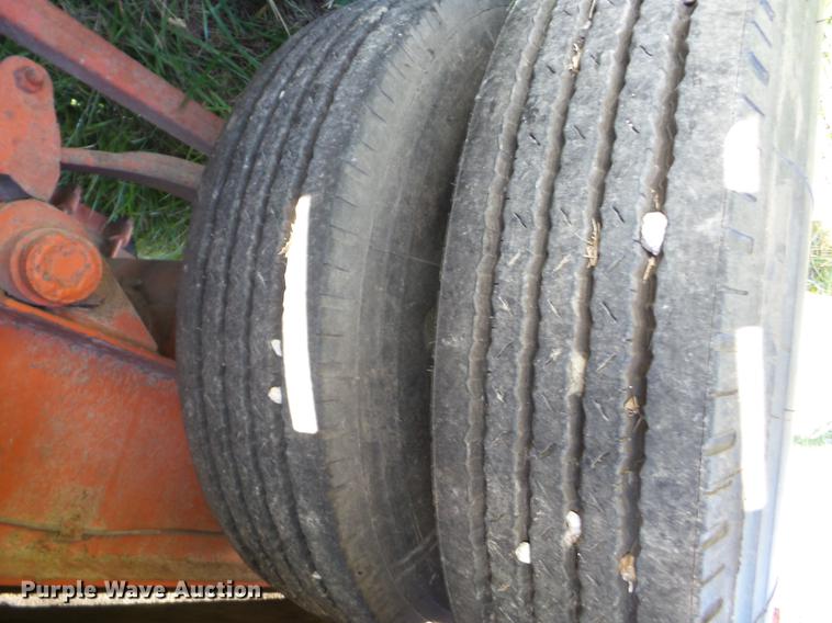 image for item J8555 1978 Luttig tilt deck equipment trailer