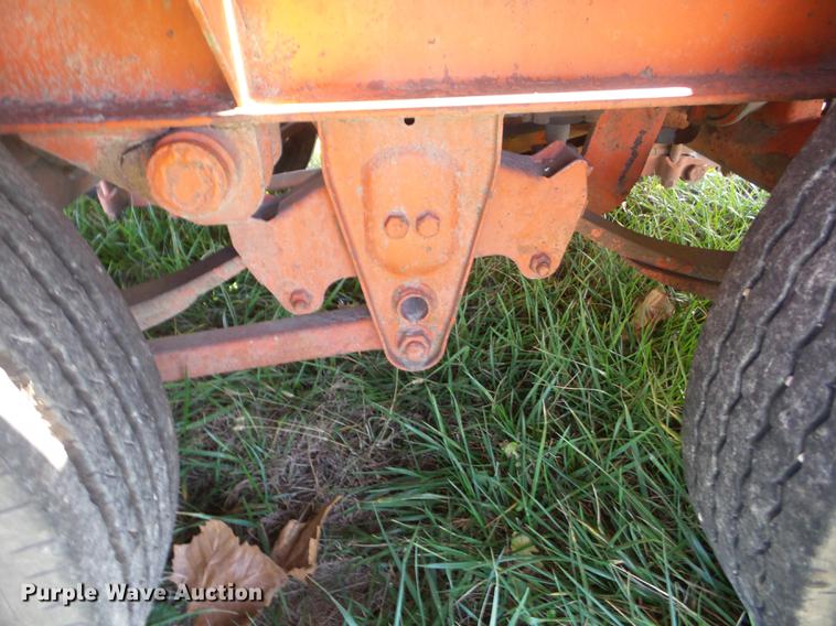 image for item J8555 1978 Luttig tilt deck equipment trailer