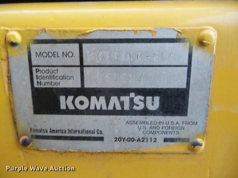 image for item J8560 1998 Komatsu PC300LC-6LC excavator
