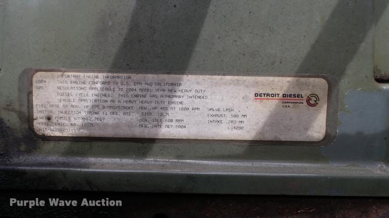 image for item K3872 2005 Freightliner Columbia semi truck