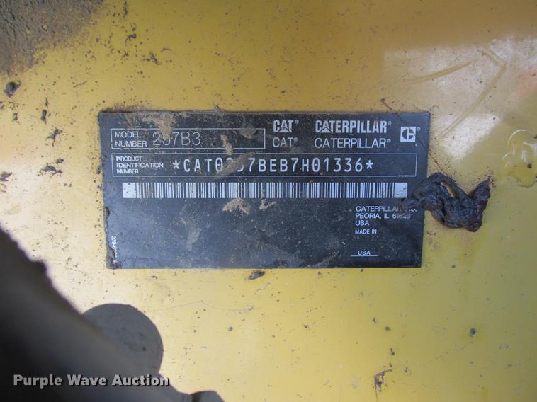 image for item K6079 2012 Caterpillar 257B Series 3 skid steer