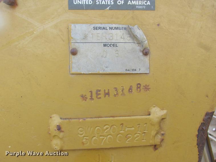 image for item K6093 2006 Caterpillar D6R XL dozer