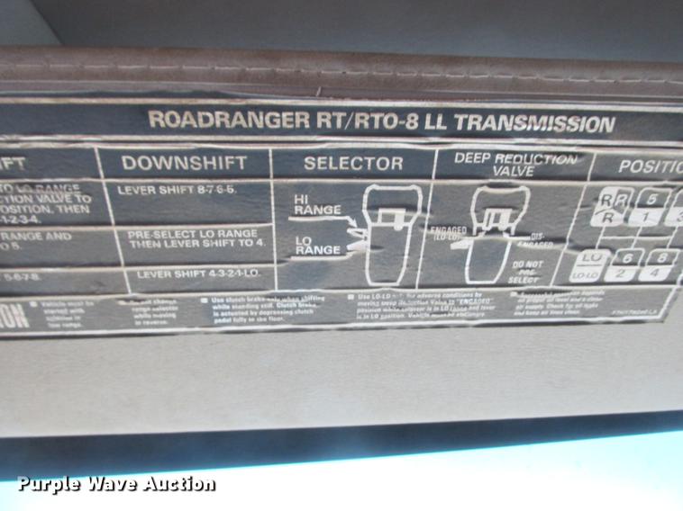 image for item K6098 2002 Sterling L8500 dump truck