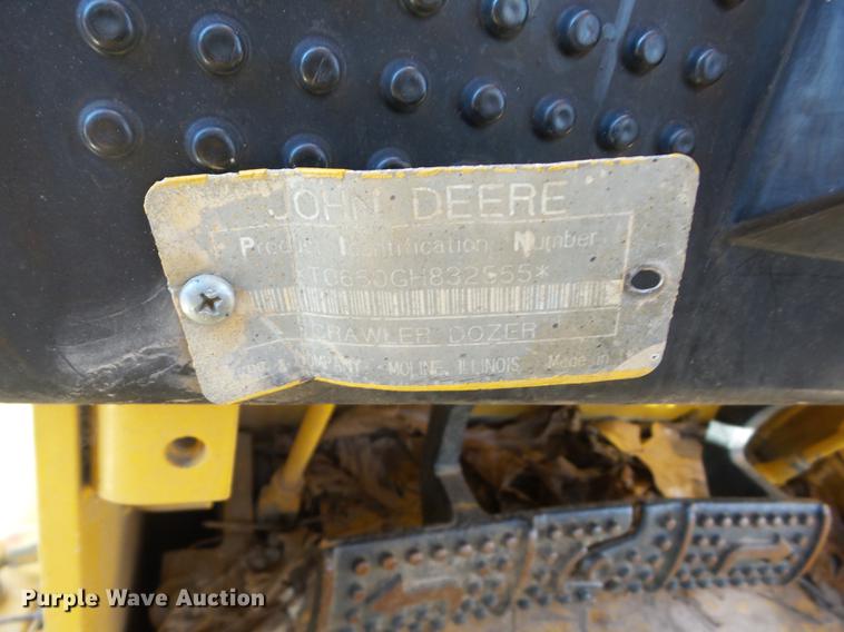 image for item K6302 1997 John Deere 650G dozer
