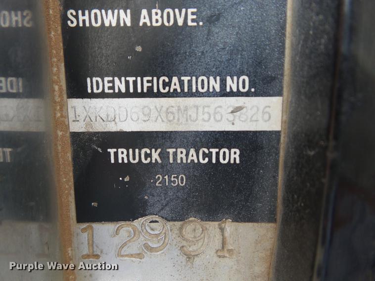 image for item K6303 1991 Kenworth T800 dump truck