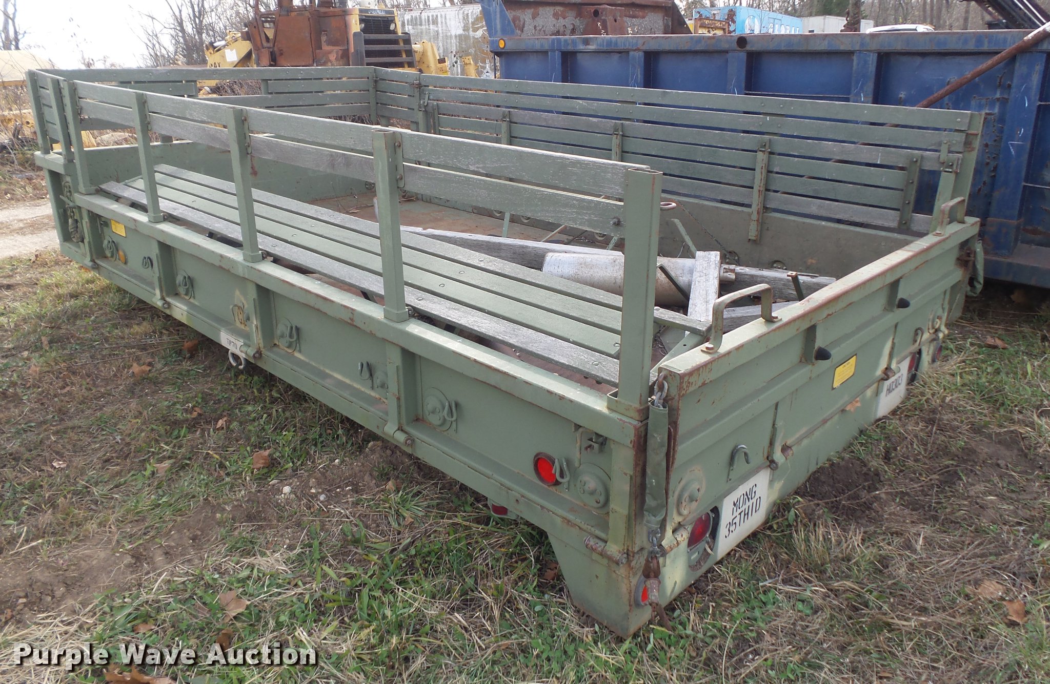 Military truck bed in Wright City, MO Item DB6311 sold Purple Wave