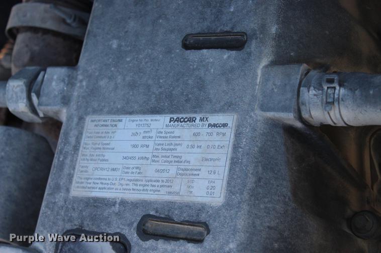 image for item BE9392 2013 Kenworth W900 semi truck