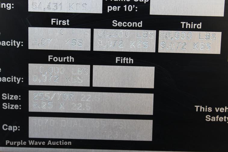 image for item BE9393 2013 Atoka OFLB604 oilfield flatbed trailer