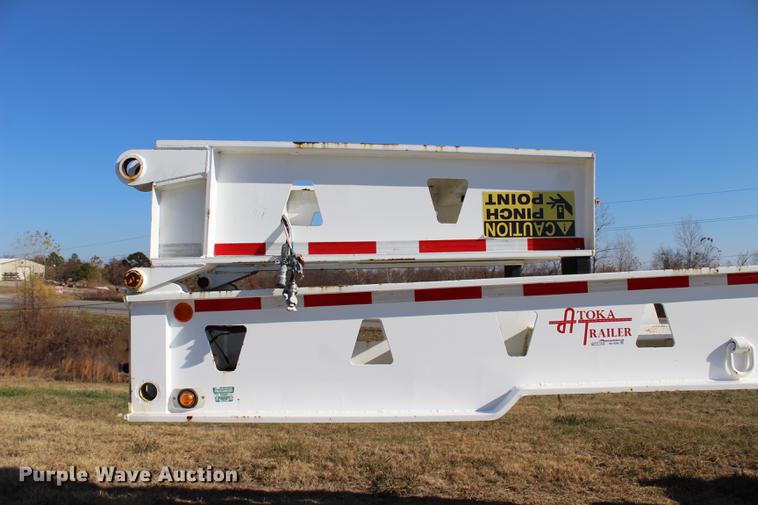 image for item BE9394 2013 Atoka SDE604 oilfield flatbed trailer