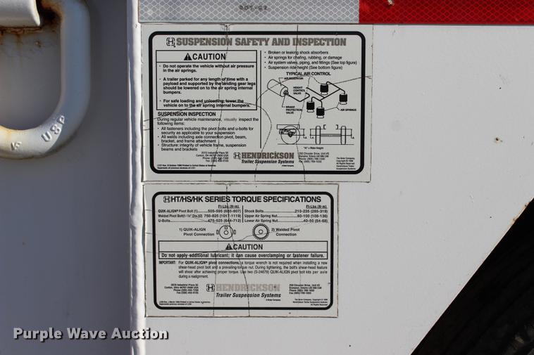 image for item BE9394 2013 Atoka SDE604 oilfield flatbed trailer