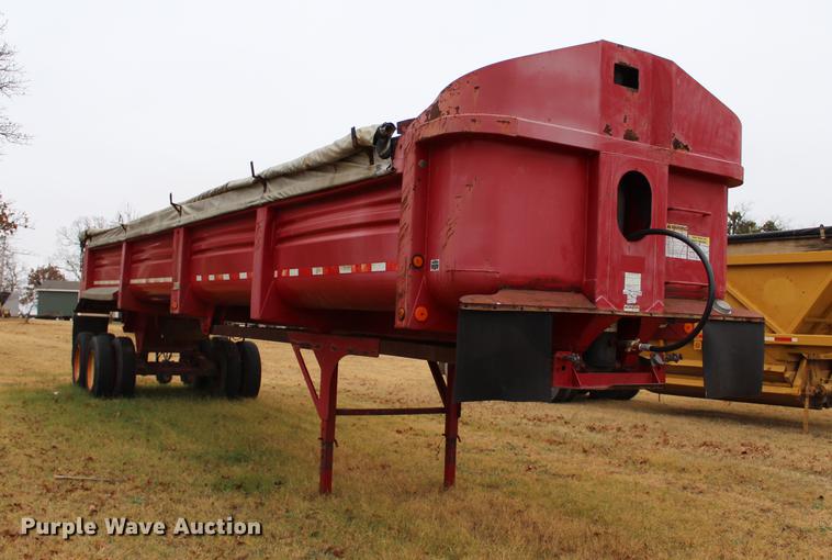 image for item BE9398 1998 Clemson LW3829 end dump trailer