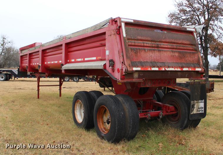 image for item BE9398 1998 Clemson LW3829 end dump trailer