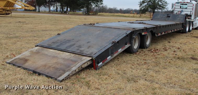 image for item BE9400 1987 Muv-All 4460ST drop deck trailer