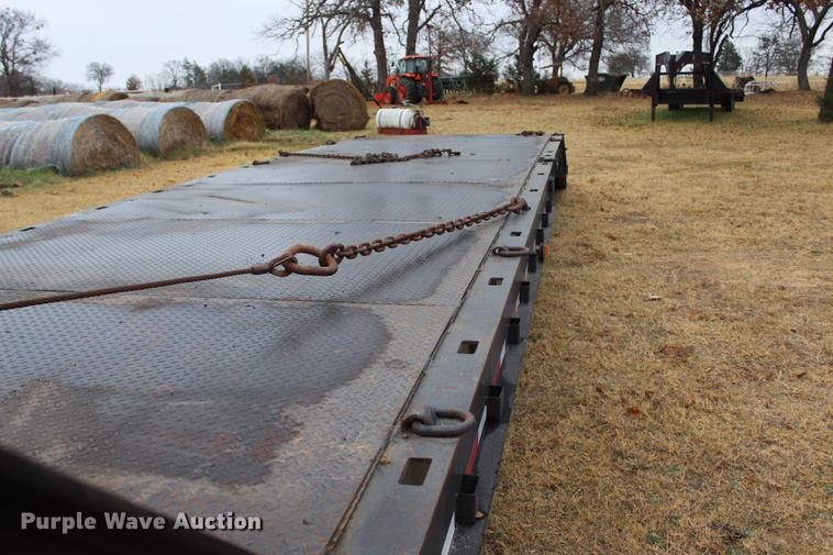 image for item BE9400 1987 Muv-All 4460ST drop deck trailer