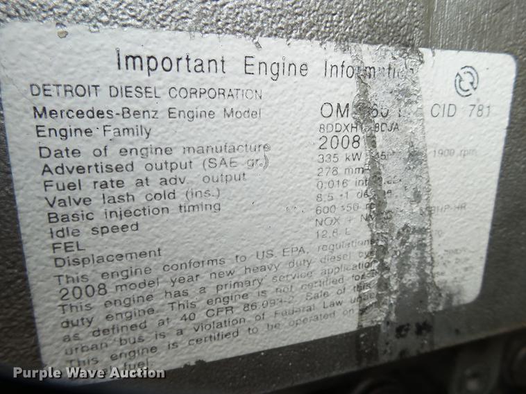 image for item BJ9913 2009 Freightliner Business Class M2 semi truck