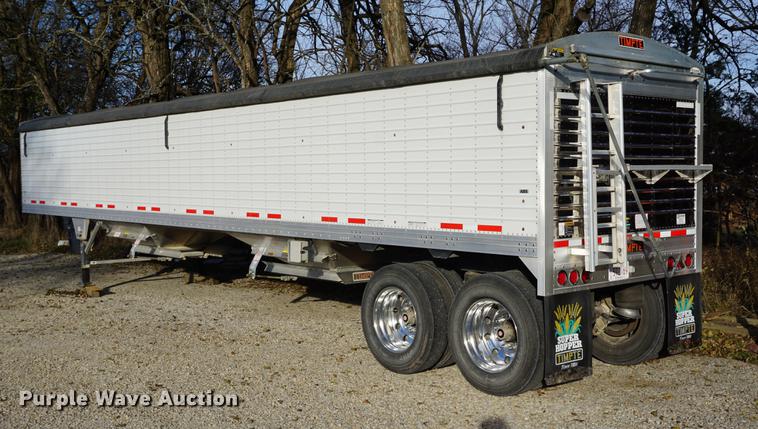 image for item DA1476 2015 Timpte double hopper grain trailer