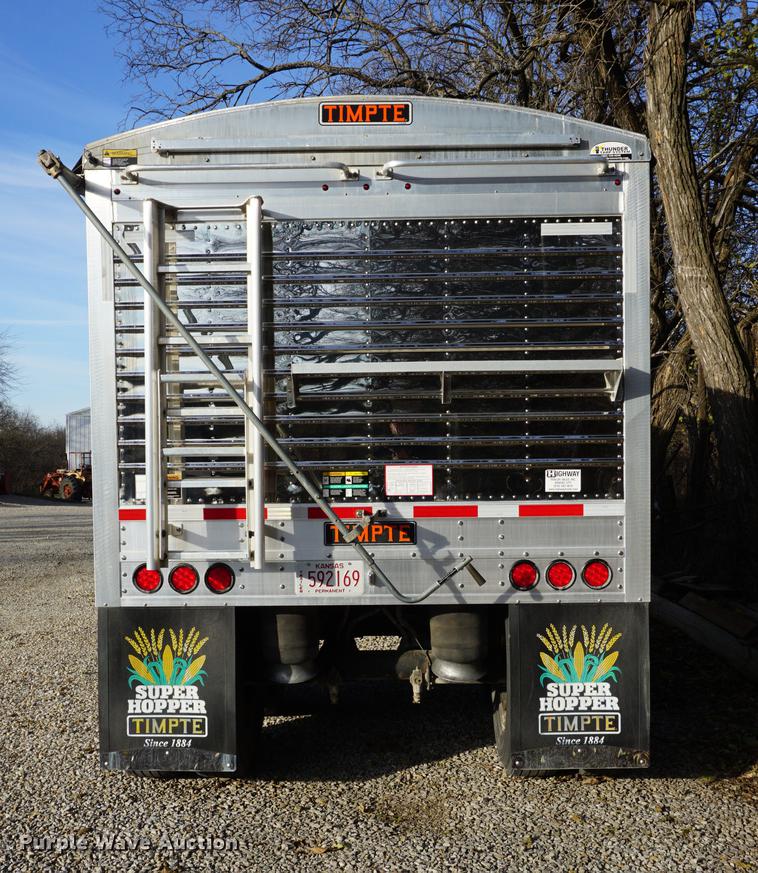 image for item DA1476 2015 Timpte double hopper grain trailer