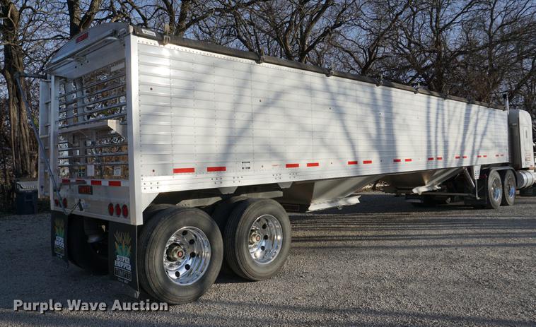 image for item DA1476 2015 Timpte double hopper grain trailer