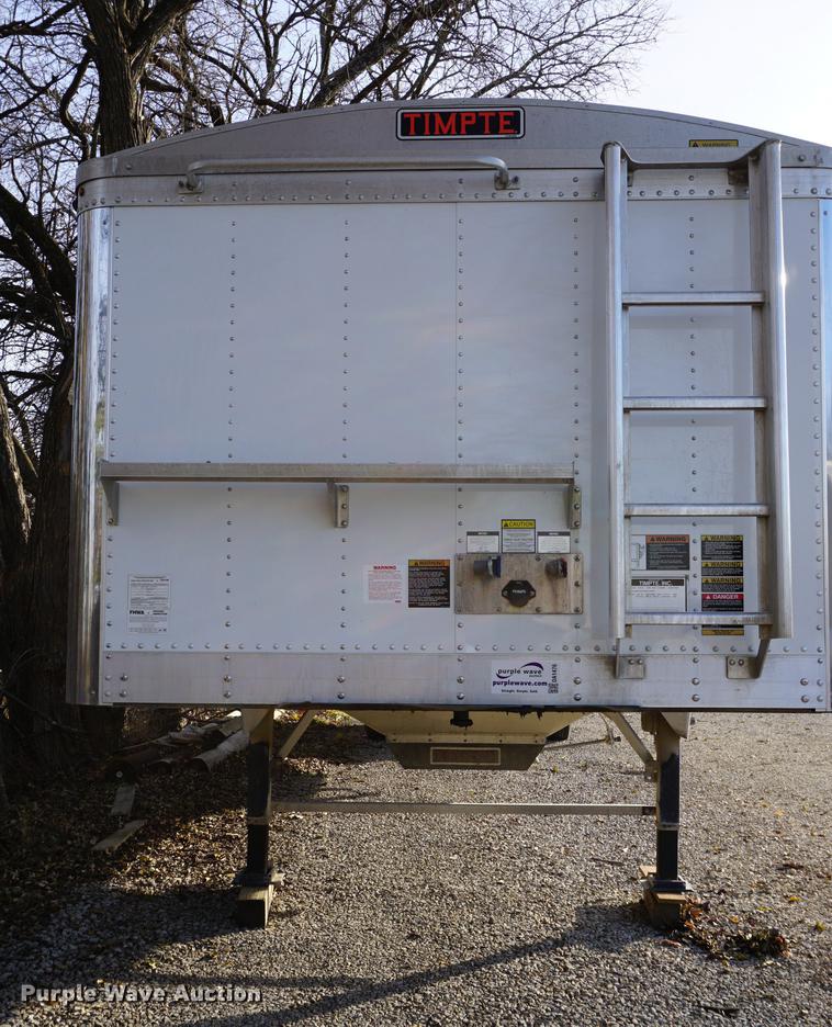 image for item DA1476 2015 Timpte double hopper grain trailer