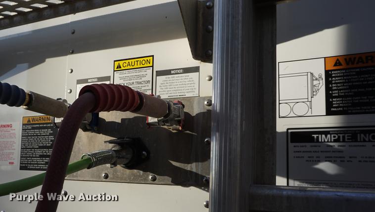 image for item DA1476 2015 Timpte double hopper grain trailer