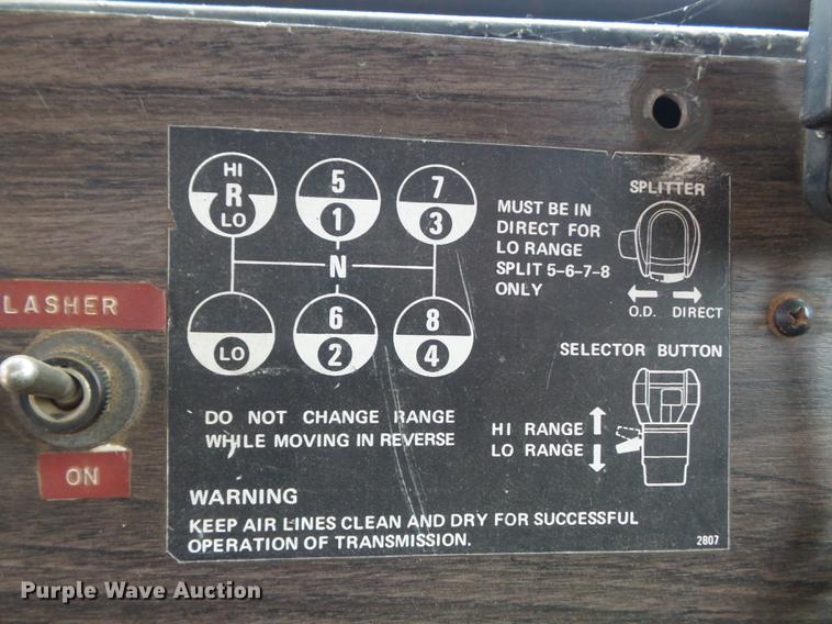 image for item DB6318 1987 Kenworth 510 semi truck