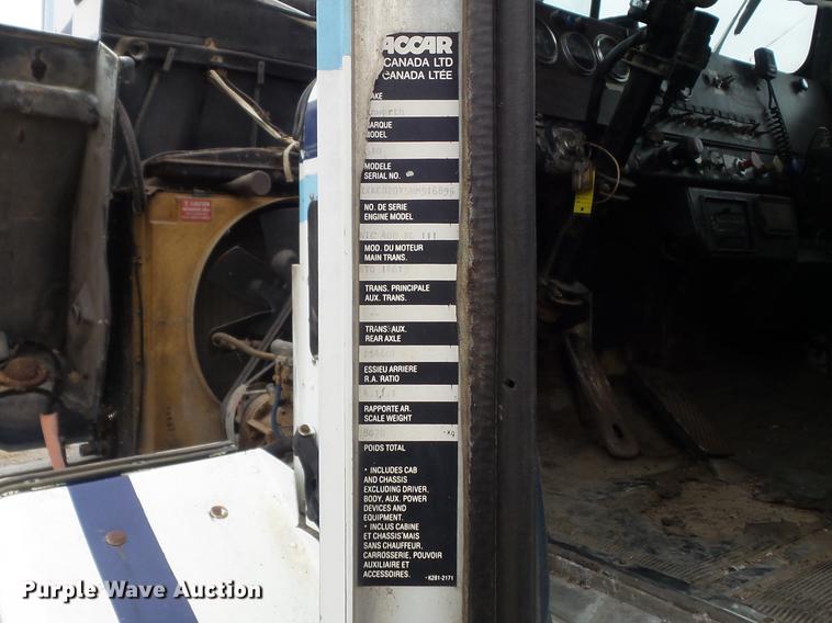 image for item DB6318 1987 Kenworth 510 semi truck