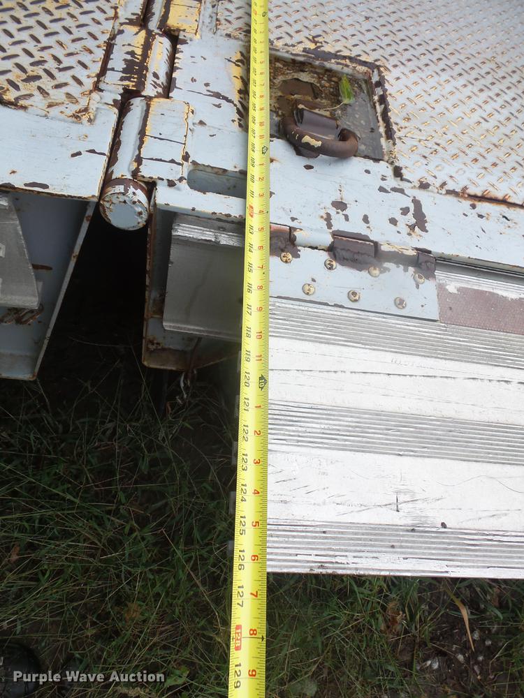 image for item DB8126 1995 Wilson 506CF-70 Muvall double drop deck equipment trailer