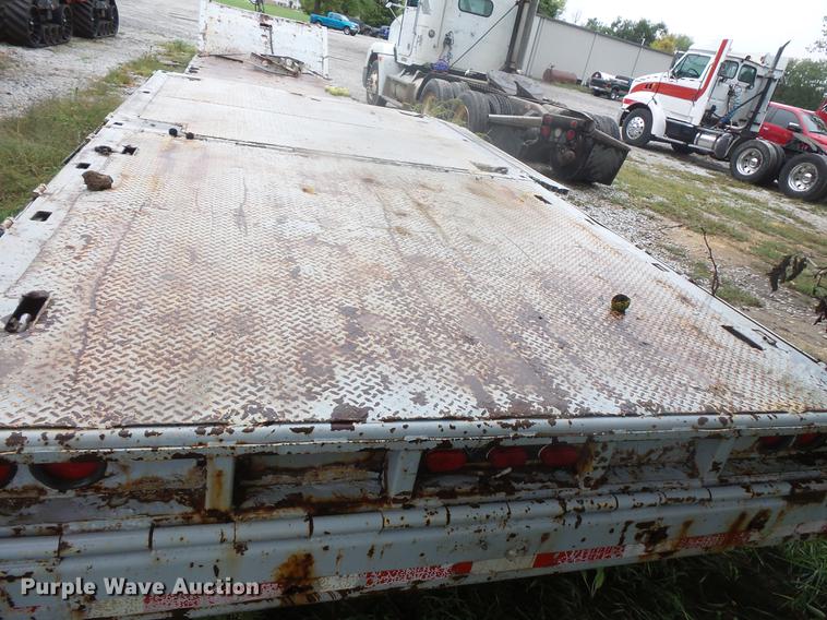 image for item DB8126 1995 Wilson 506CF-70 Muvall double drop deck equipment trailer