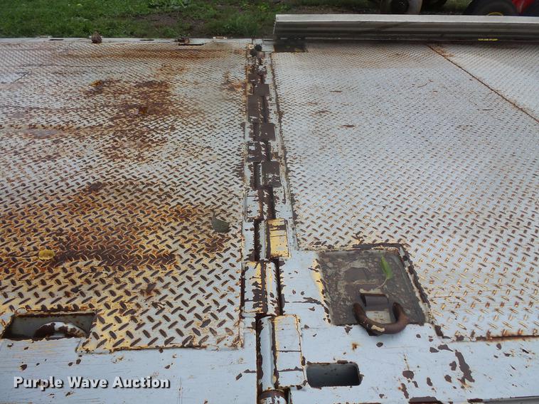 image for item DB8126 1995 Wilson 506CF-70 Muvall double drop deck equipment trailer