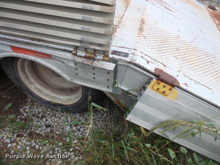 image for item DB8126 1995 Wilson 506CF-70 Muvall double drop deck equipment trailer