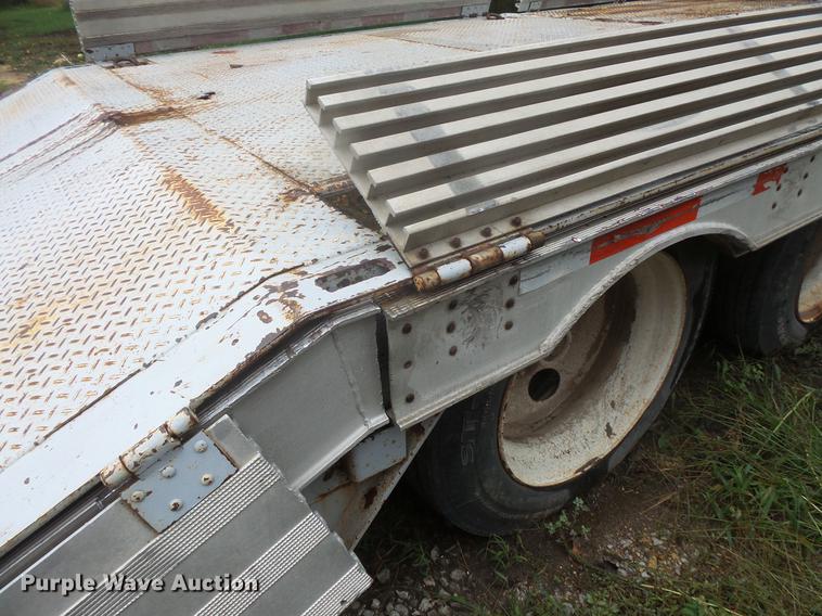image for item DB8126 1995 Wilson 506CF-70 Muvall double drop deck equipment trailer