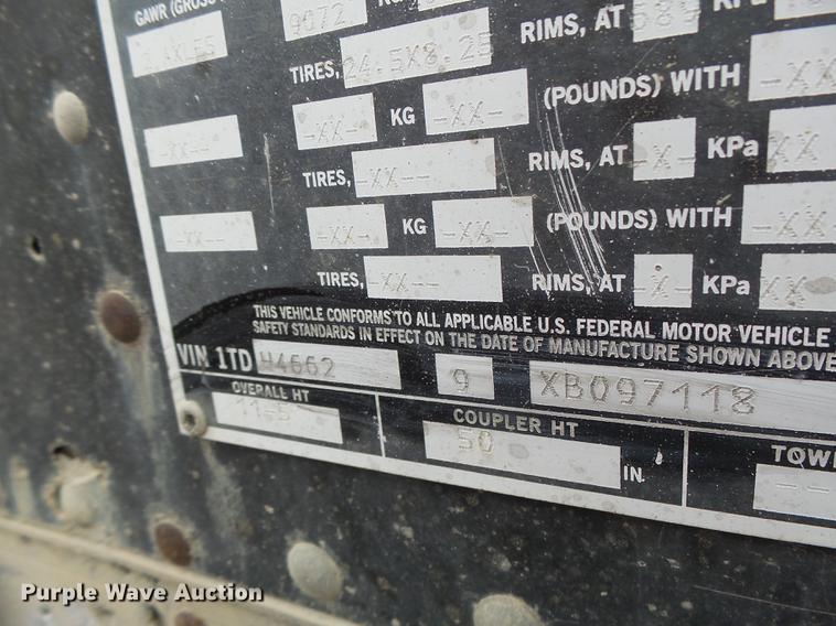 image for item DB9909 1999 Timpte Super Hopper double hopper grain trailer