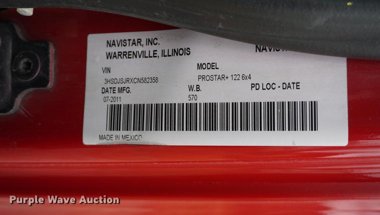 image for item DC5436 2012 International ProStar Plus Eagle semi truck