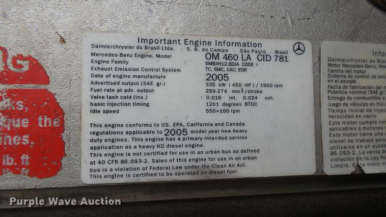 image for item DC5728 2006 Freightliner Columbia semi truck