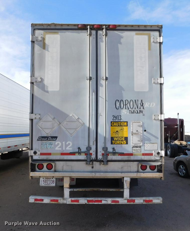 image for item DC8491 2000 Great Dane 7811TZ-1AX refrigerated van trailer